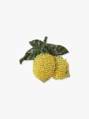 Amalfi Lemons Brooch 詳細画像 yellow
