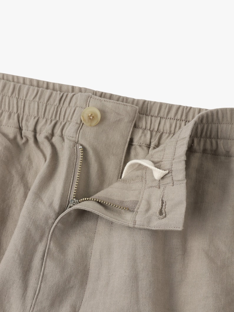 Linen Wool Washer Easy Pants 詳細画像 beige 5