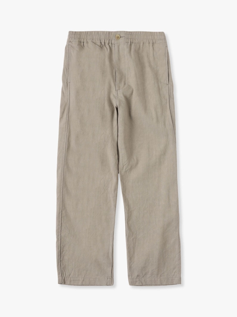 Linen Wool Washer Easy Pants 詳細画像 beige 3