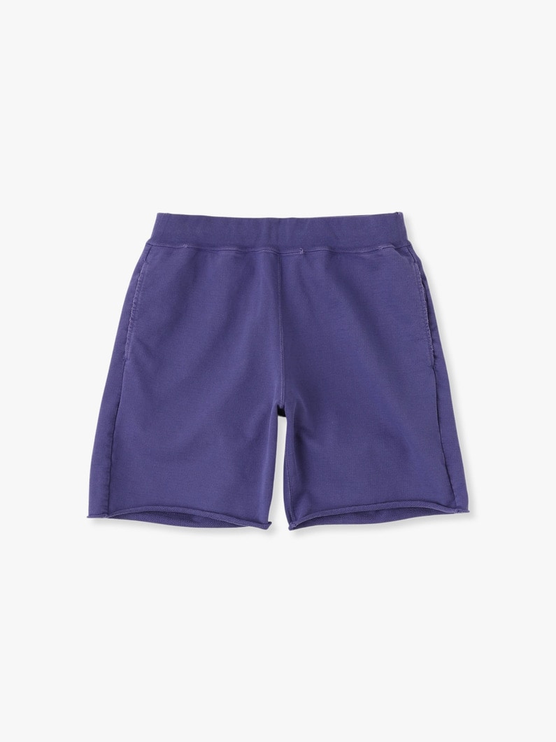 Damage Cut Off Sweat Shorts 詳細画像 purple 3