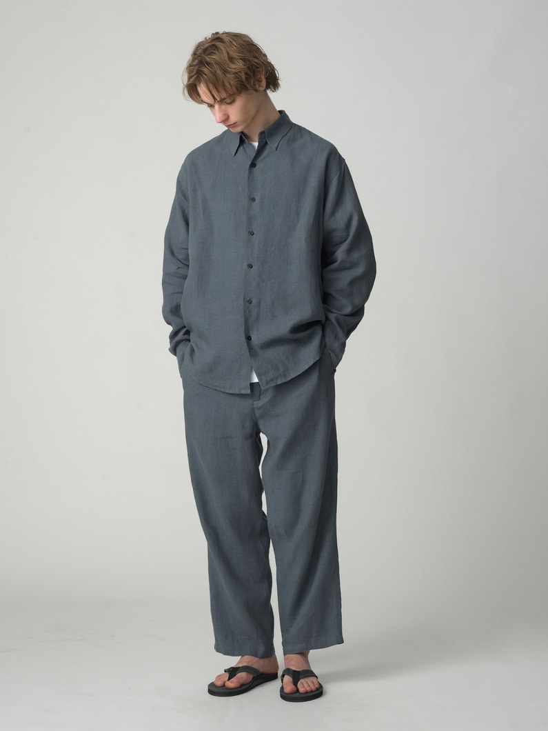 Linen Easy Pants 詳細画像 gray 2