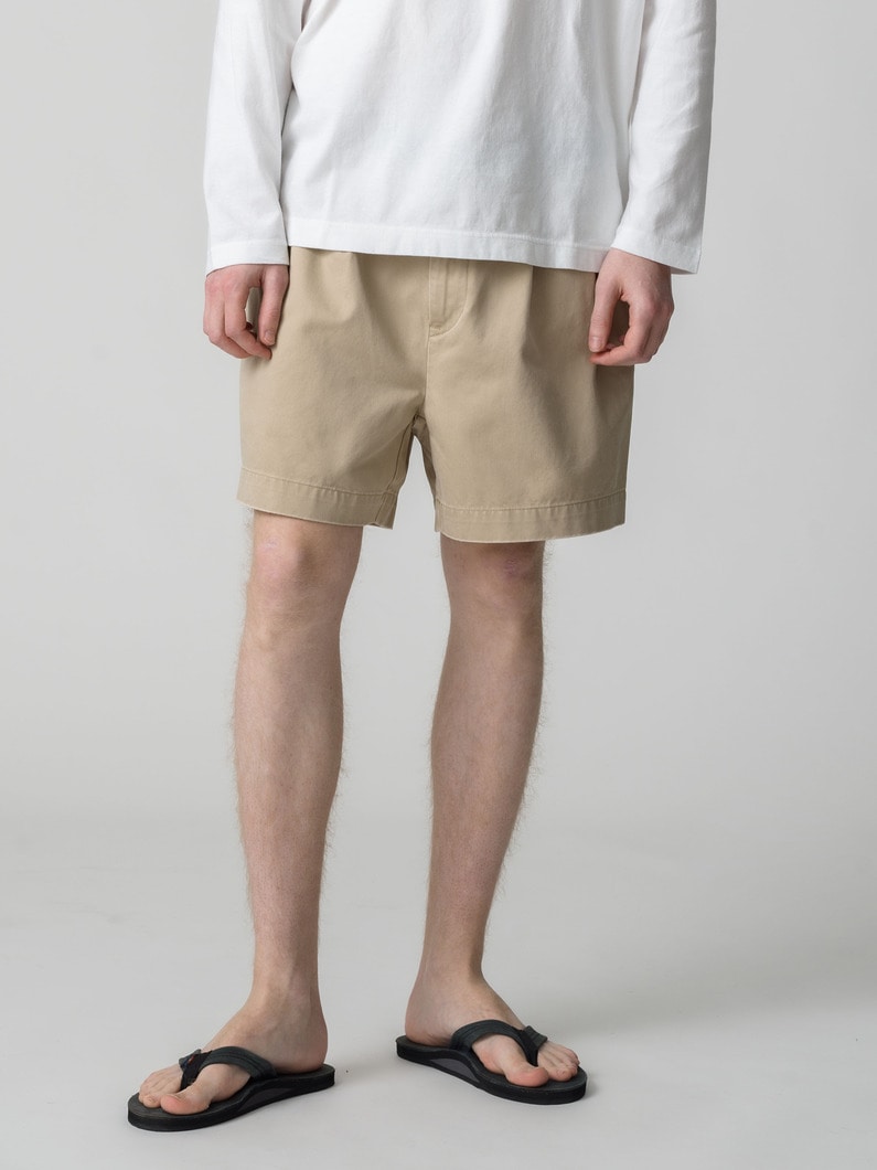 Cormac Pleated Shorts 詳細画像 beige 1