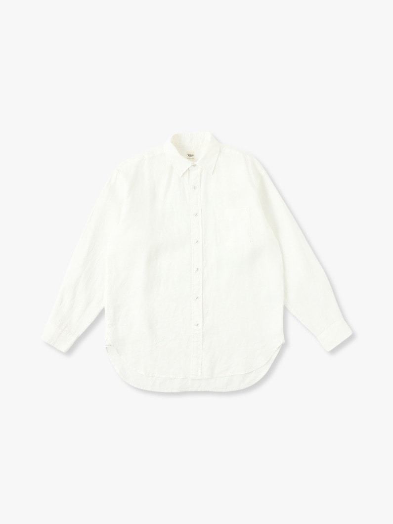 Herdmans Hemp Regular Collar Shirt 詳細画像 off white 1
