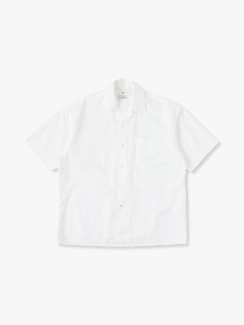 Albini Short Sleeve Shirt 詳細画像 white 2