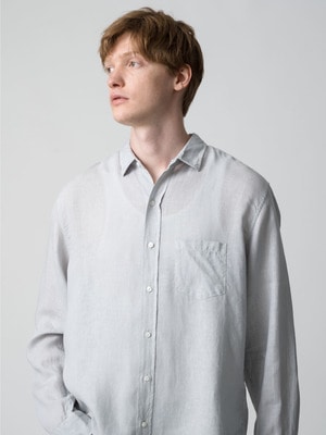 LUKE Linen Shirt 詳細画像 light gray
