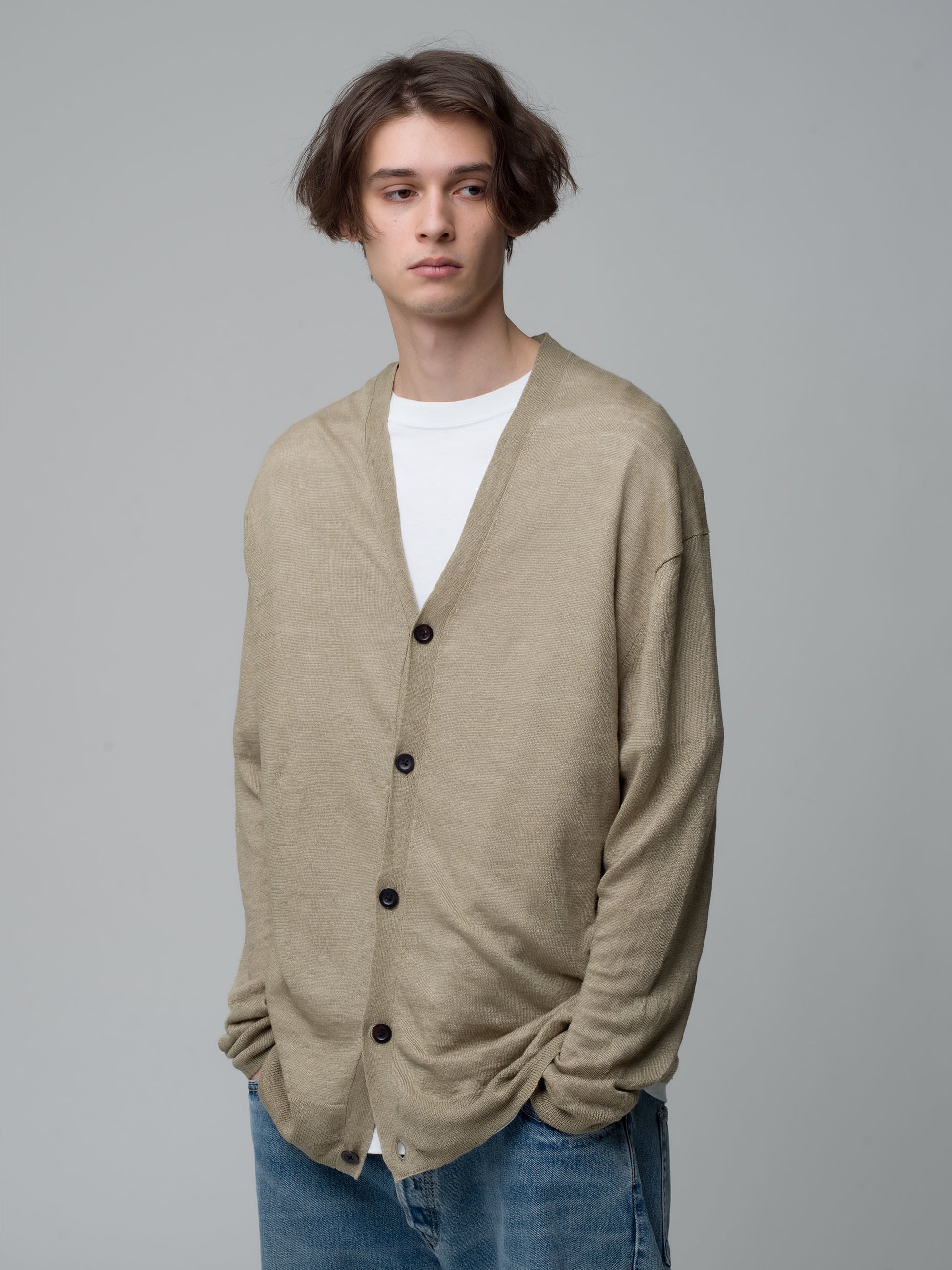 2022SS完売アイテム ロンハーマン Linen Knit Cardigan-