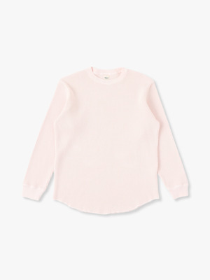 Dry Touch Waffle Pullover 詳細画像 pink
