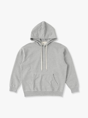 Mid Weight Terry Hoodie 詳細画像 top gray