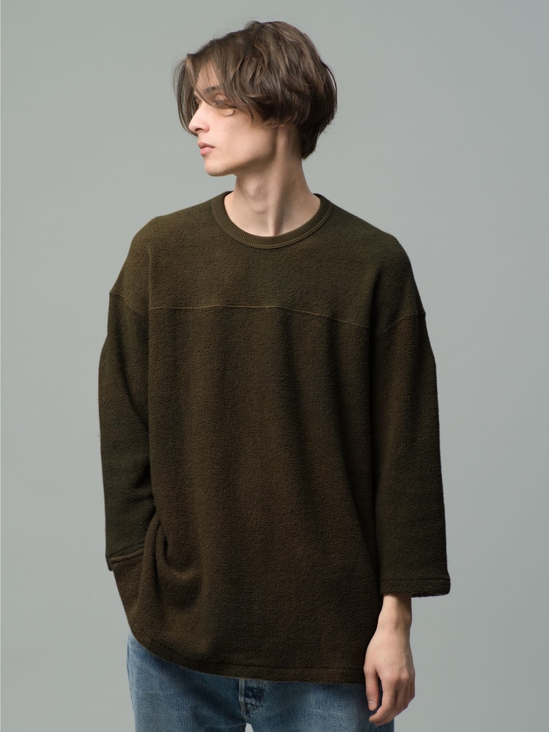 Football Pile Pullover 詳細画像 olive 1