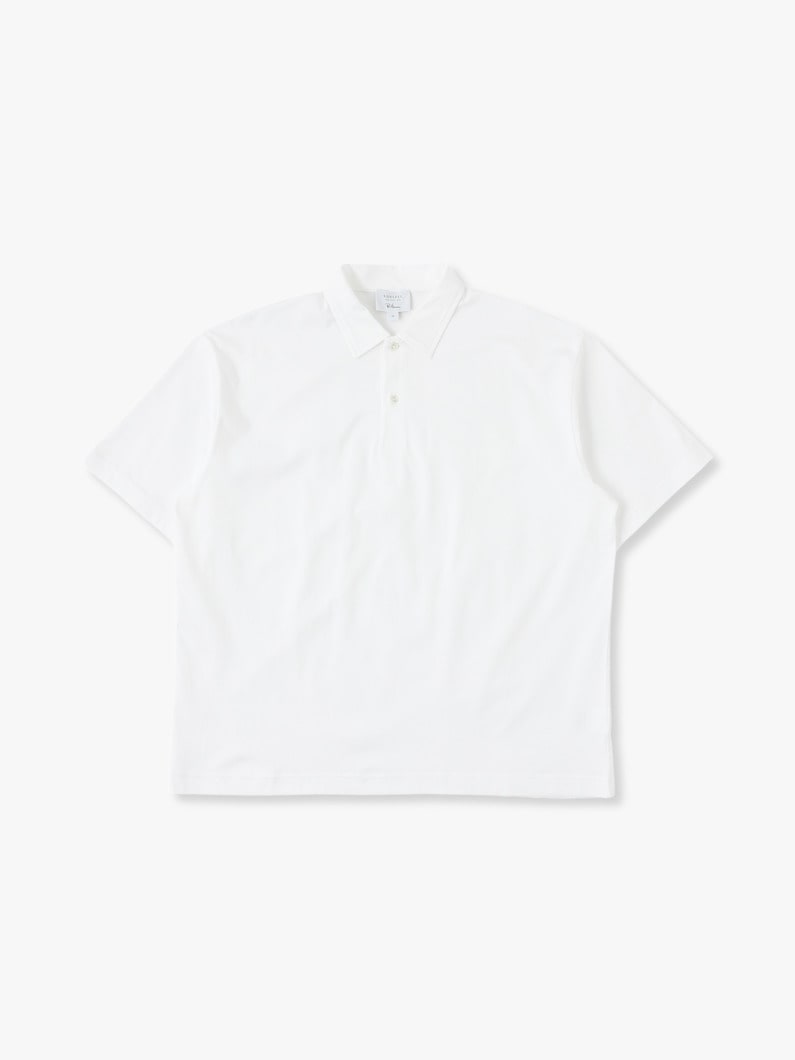 Heavy Cotton Polo Shirt 詳細画像 white 1