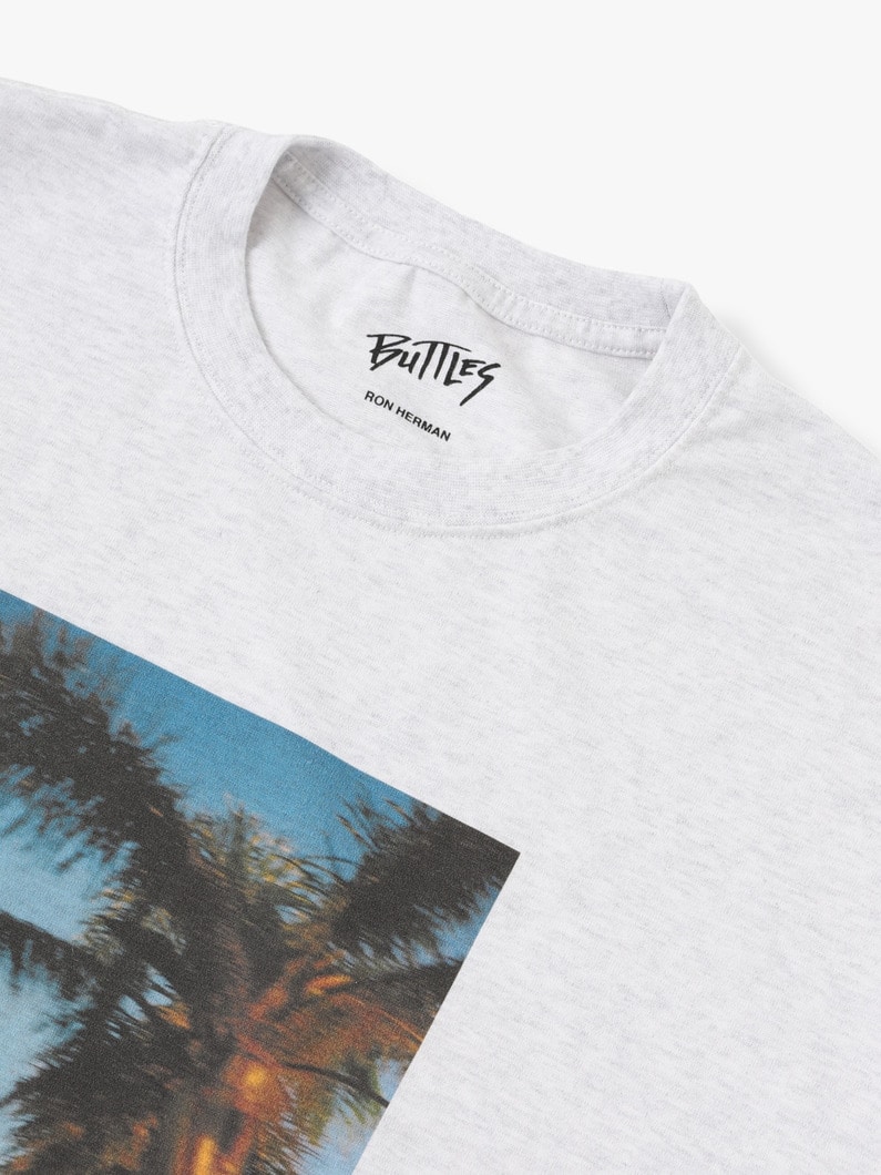 Jerry Buttles Tee (palm tree) 詳細画像 top gray 4