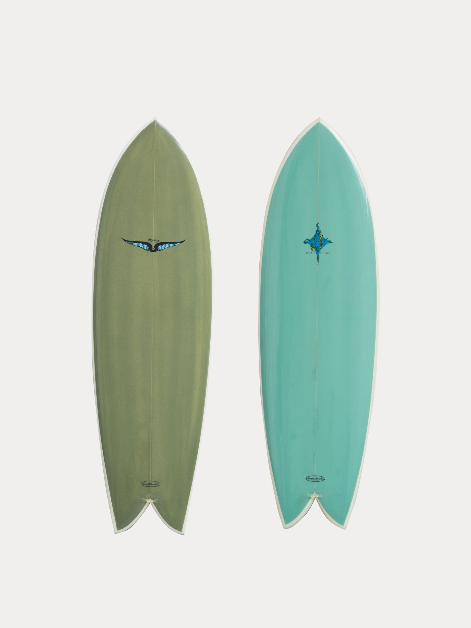 Fish Surfboard Skip Frye & Josh Hall Painted by Andy Davis 