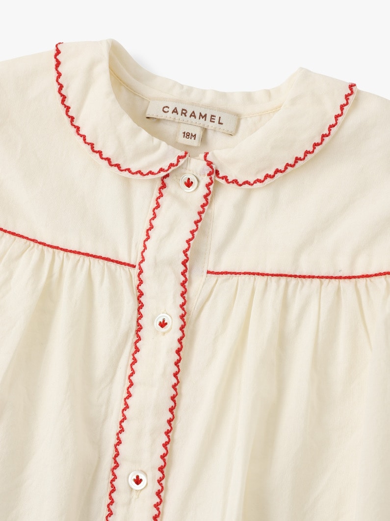 Lemongrass Shirt＆Shorts Set 詳細画像 off white 3