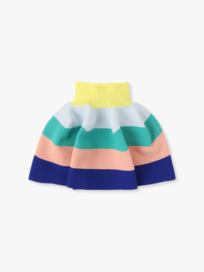 Kids Pottery Skirt (striped/green) 詳細画像 multi 3