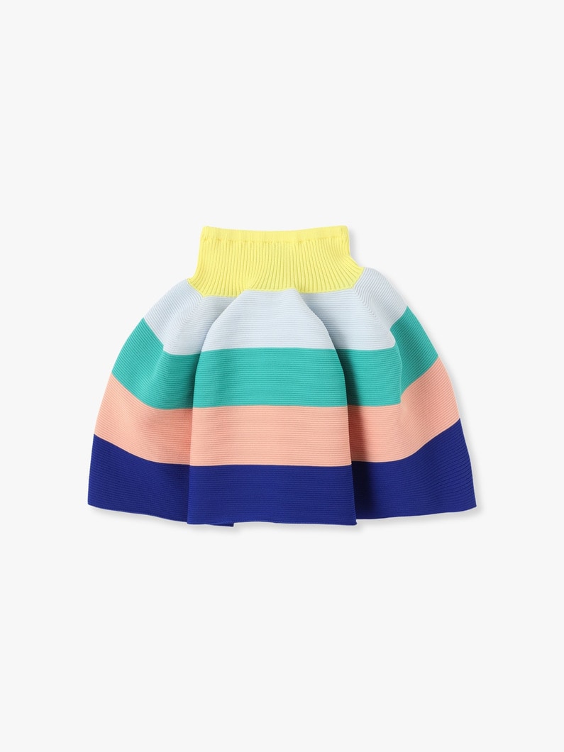 Kids Pottery Skirt (striped/green) 詳細画像 multi 2