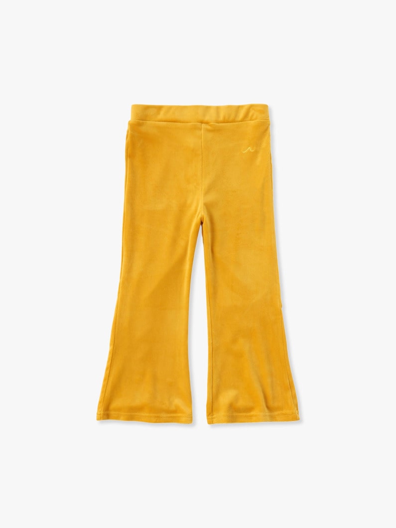Velour Flared Pants 詳細画像 yellow