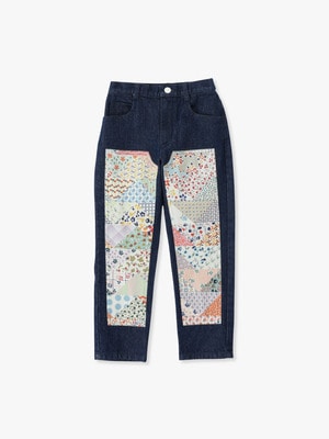Carpenter Denim Pants (6-7year/multi patchwork) 詳細画像 dark blue