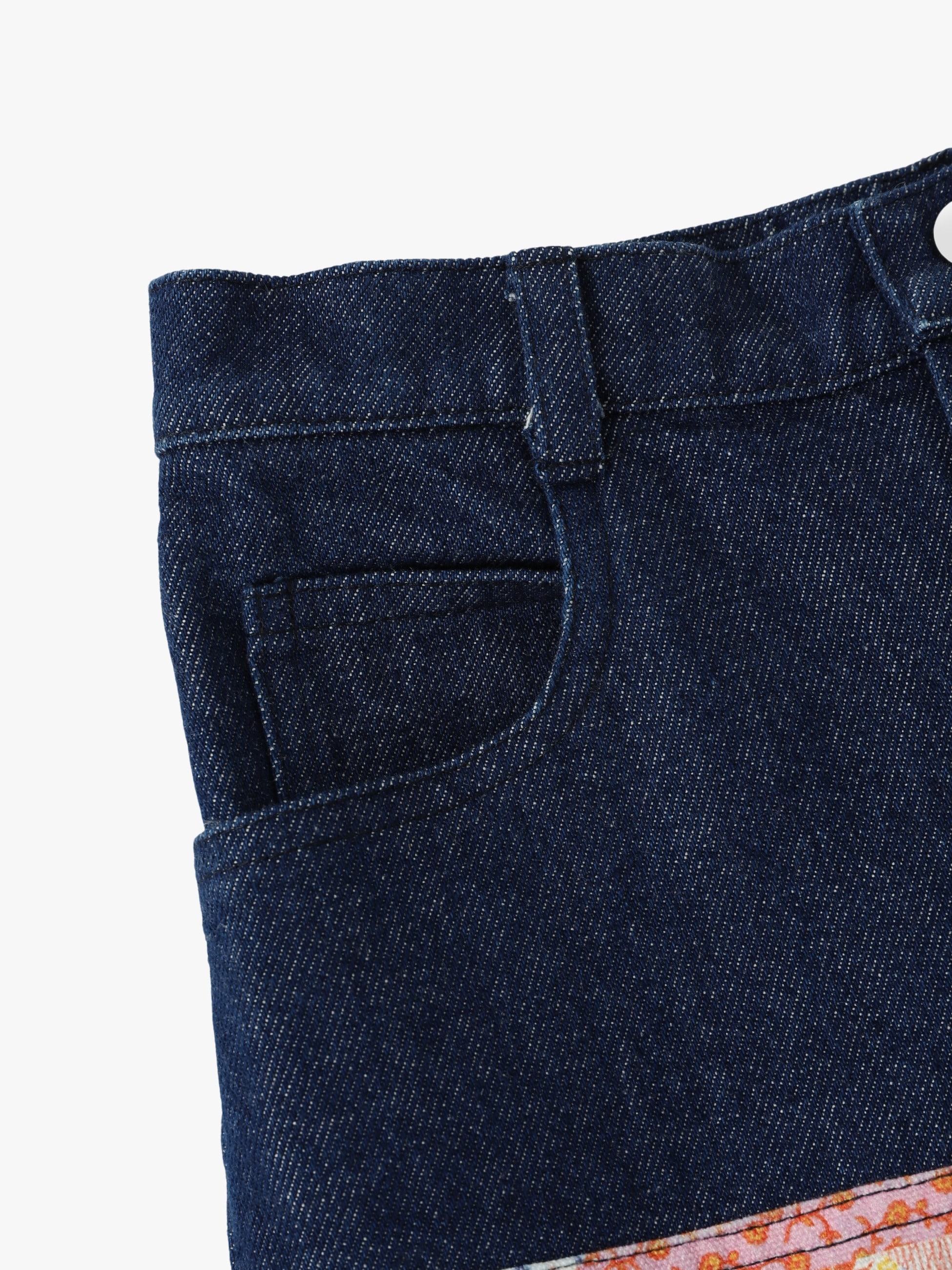 Carpenter Denim Pants (6-7year/multi patchwork) 詳細画像 dark blue 3