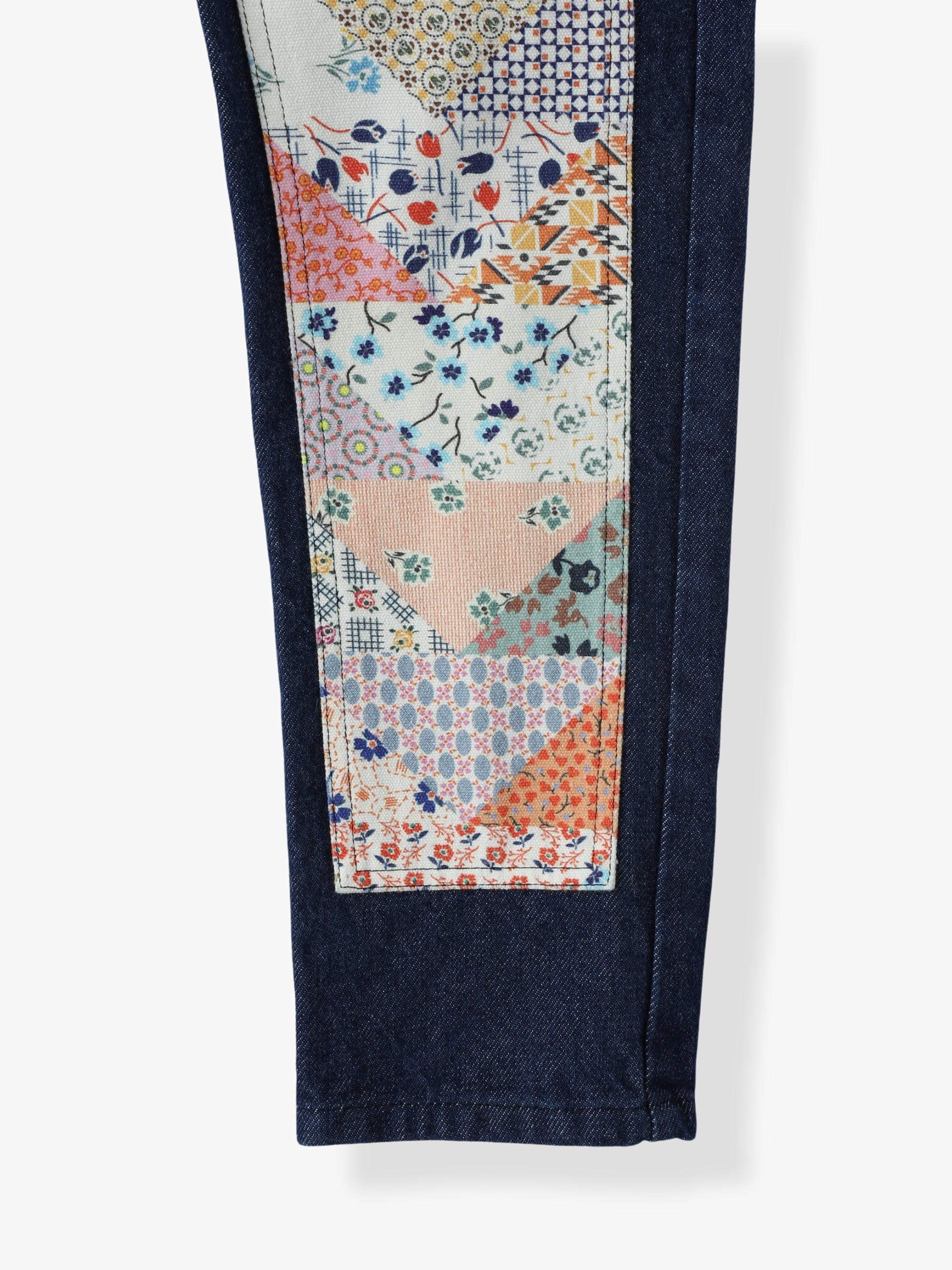 Carpenter Denim Pants (6-7year/multi patchwork) 詳細画像 dark blue 5