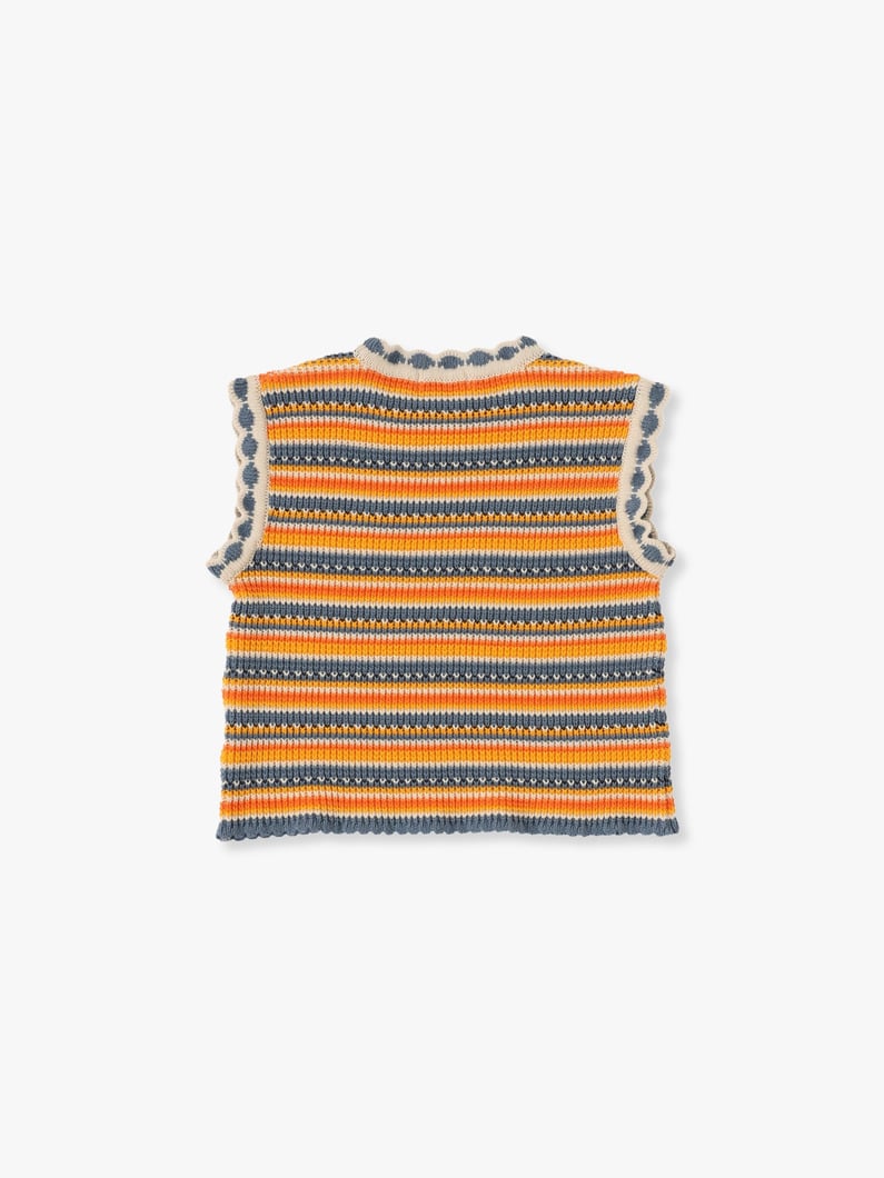 Marco Striped Sleeveless Top 詳細画像 other 2