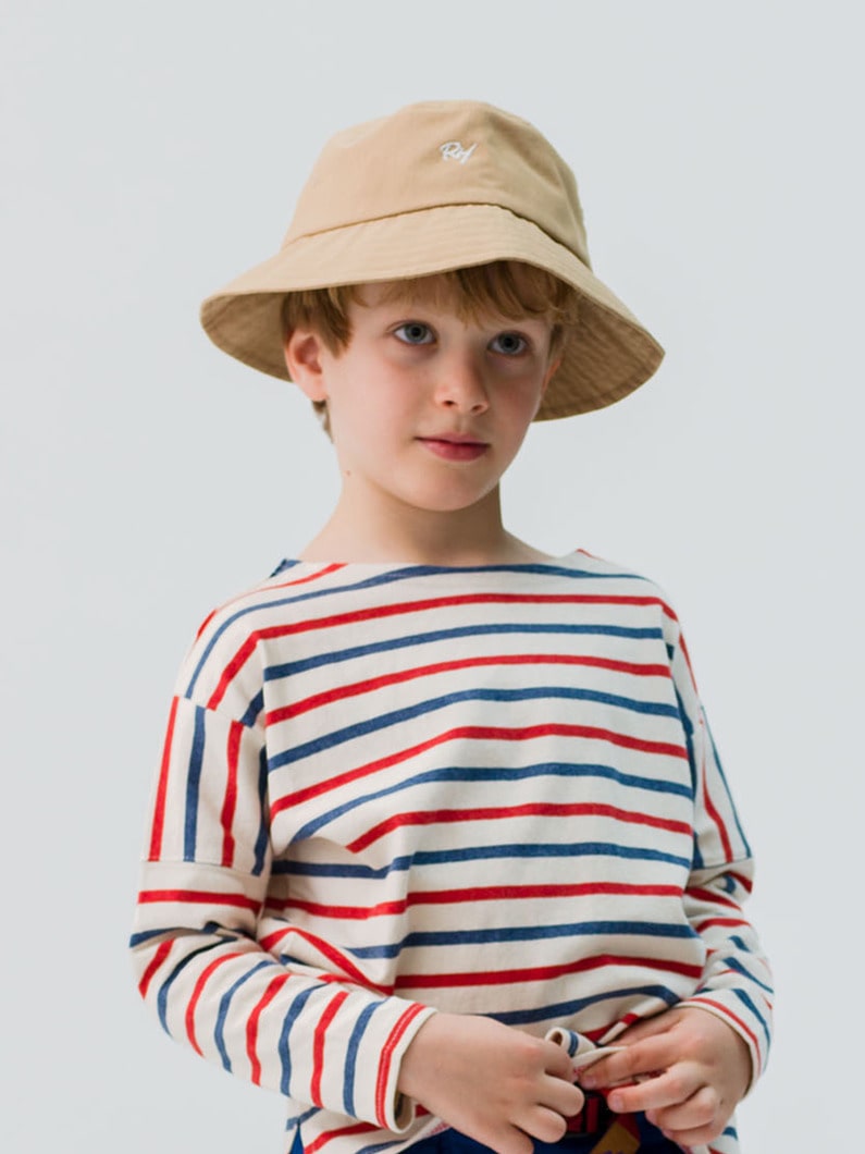 Kids Nylon Bucket Hat 詳細画像 beige 1