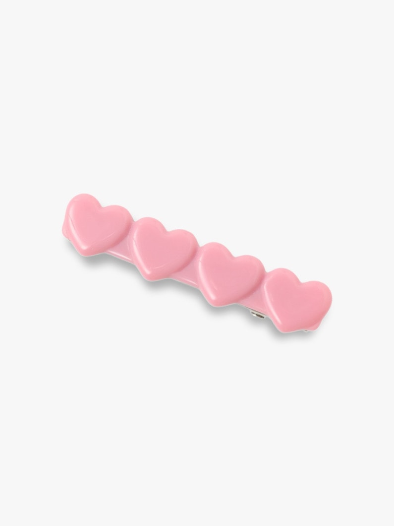Kids Heart Hair Clip 詳細画像 pink 1