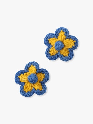 Medium Flower Hair Clip Set 詳細画像 blue