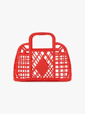 Retro Basket Bag (mini) 詳細画像 red
