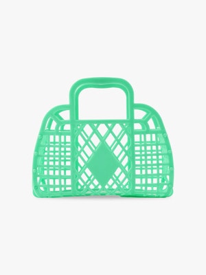 Retro Basket Bag (mini) 詳細画像 green
