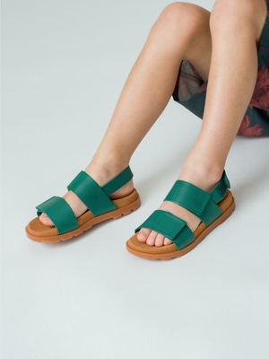 Brutus Double Strap Sandals (kids) 詳細画像 green