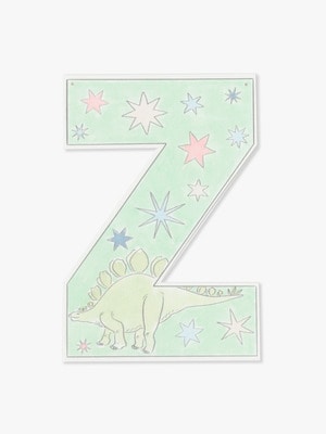 Dino Garland Alphabet Card 詳細画像 Z