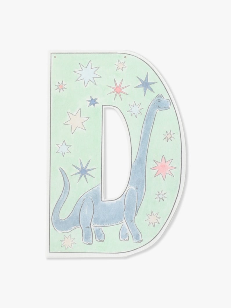 Dino Garland Alphabet Card 詳細画像 D