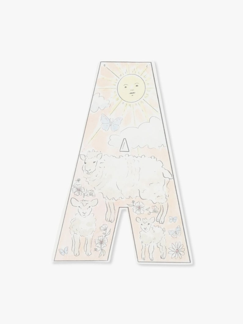 Animal Garland Alphabet Card 詳細画像 A 2