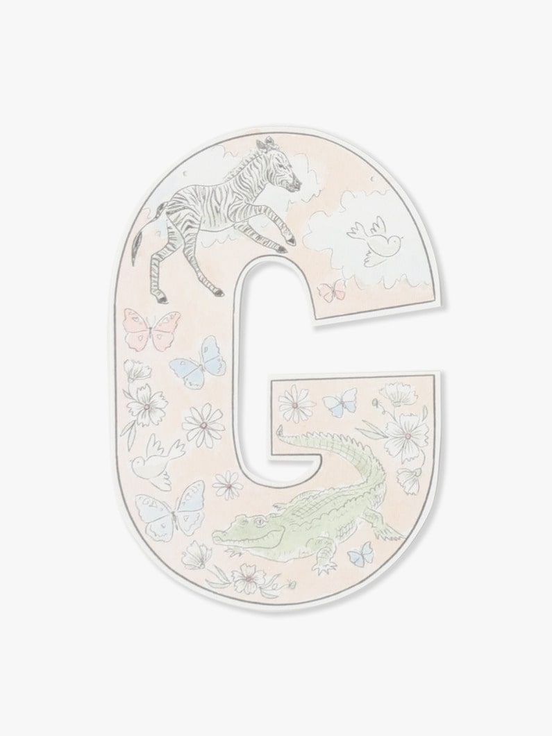Animal Garland Alphabet Card 詳細画像 G 1