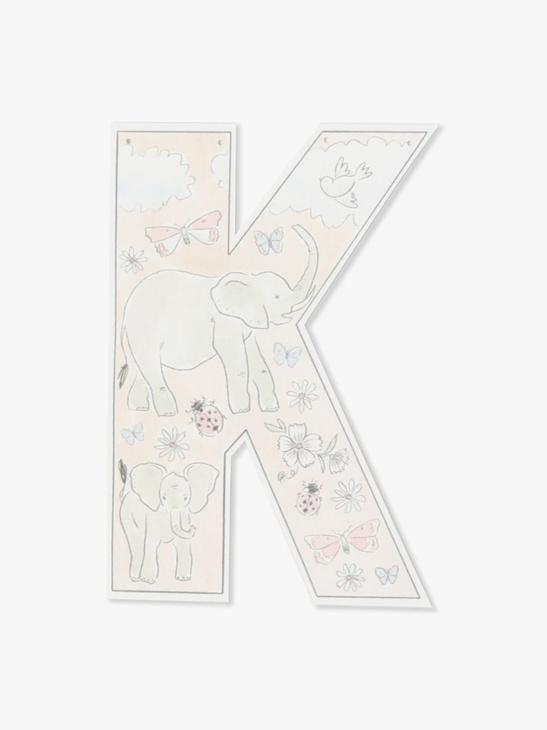Animal Garland Alphabet Card 詳細画像 K 1