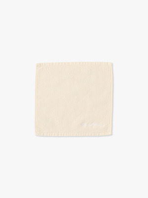 Organic Cotton Waffle Towel Handkerchief 詳細画像 off white