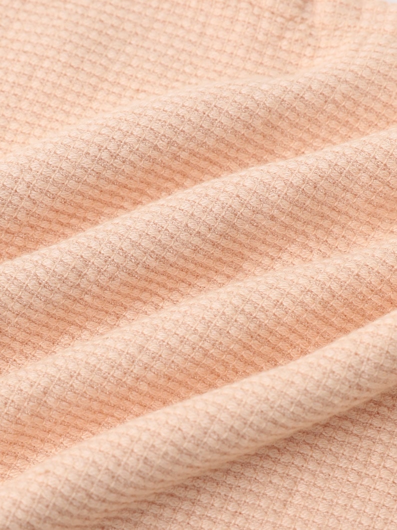 Organic Cotton Waffle Towel Handkerchief 詳細画像 light pink 3