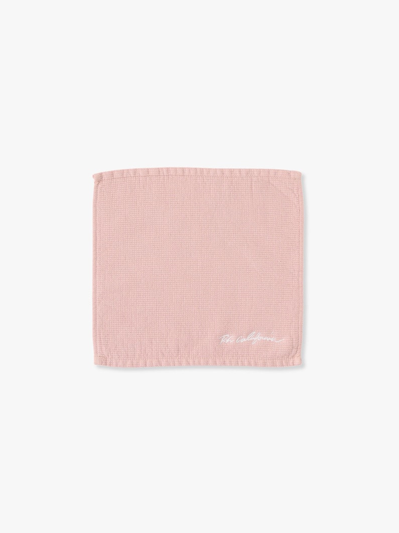 Organic Cotton Waffle Towel Handkerchief 詳細画像 light pink 1