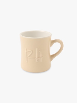 RH Emboss Logo Mug (matte red＆beige ) 詳細画像 beige
