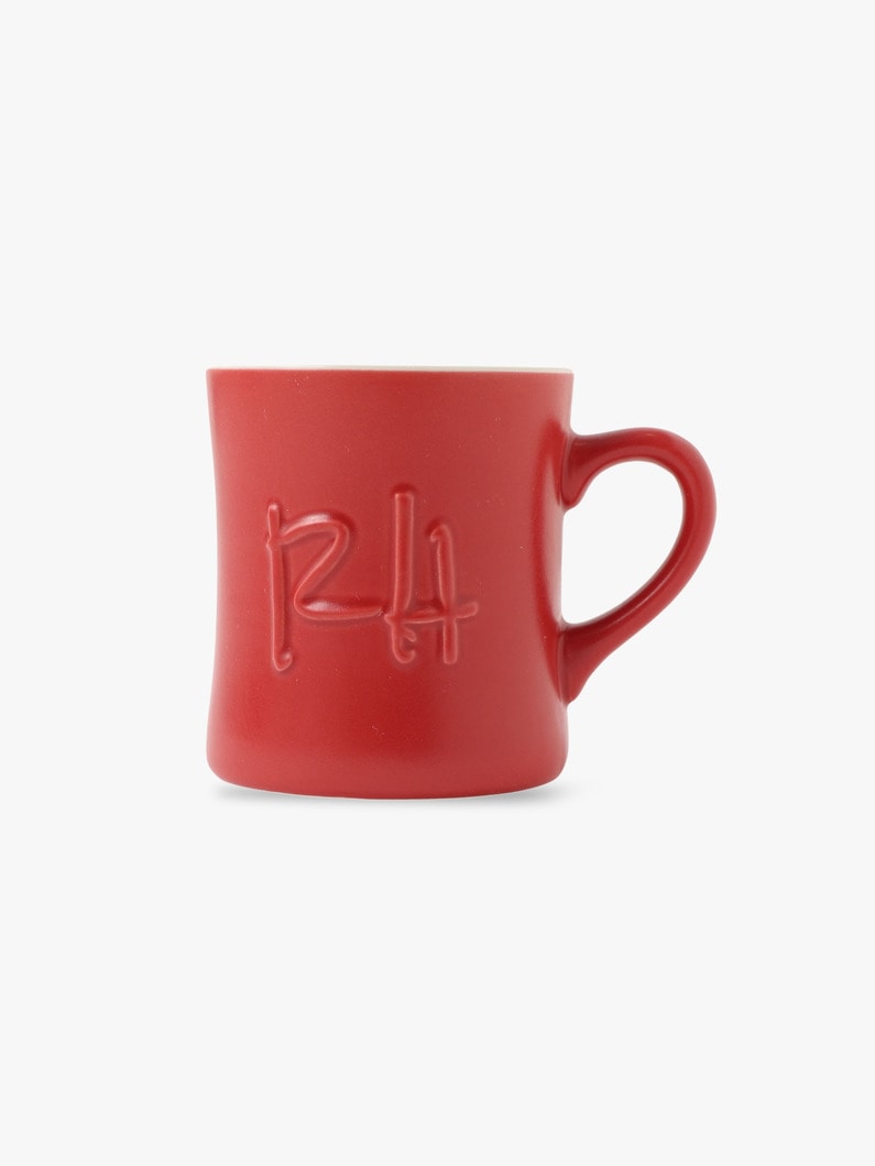 RH Emboss Logo Mug (matte red＆beige ) 詳細画像 beige 2