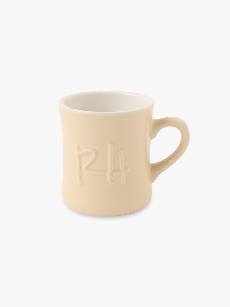 RH Emboss Logo Mug (matte red＆beige ) 詳細画像 beige 1
