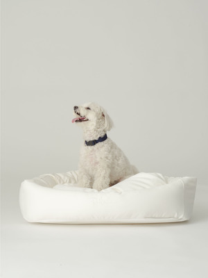 Organic Cotton Pet Bed (L) 詳細画像 white