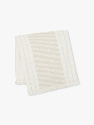 Summer Striped Bath Towel 詳細画像 off white