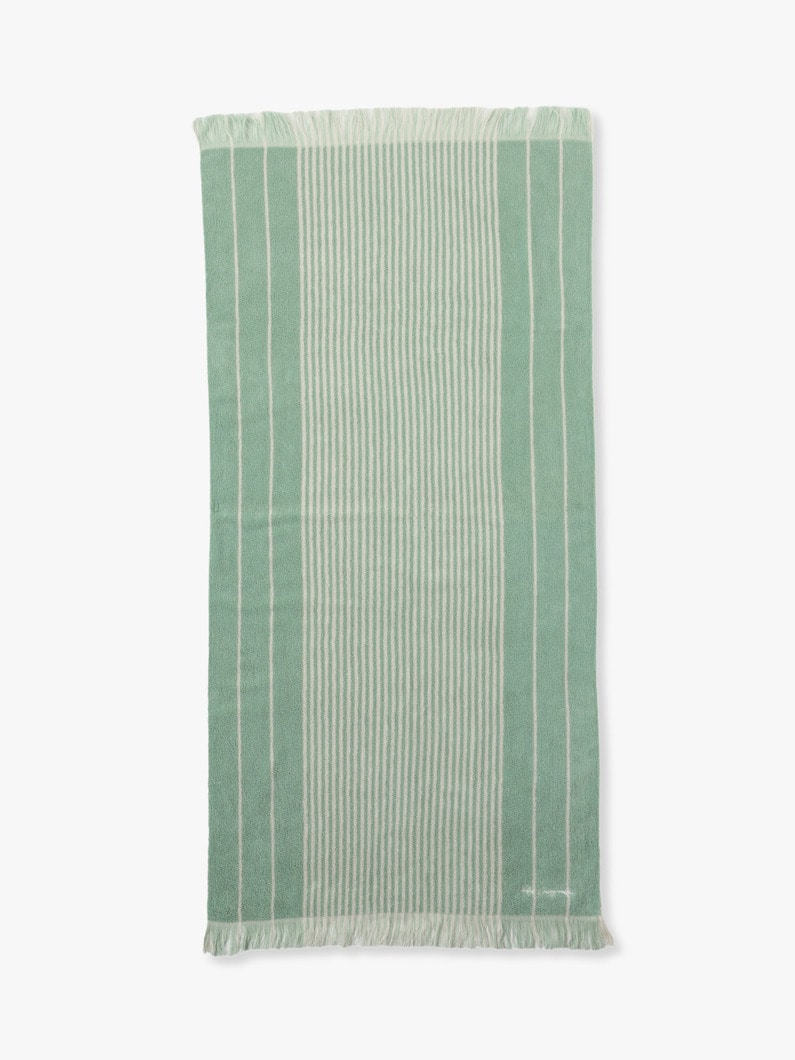 Summer Striped Bath Towel 詳細画像 light green 3