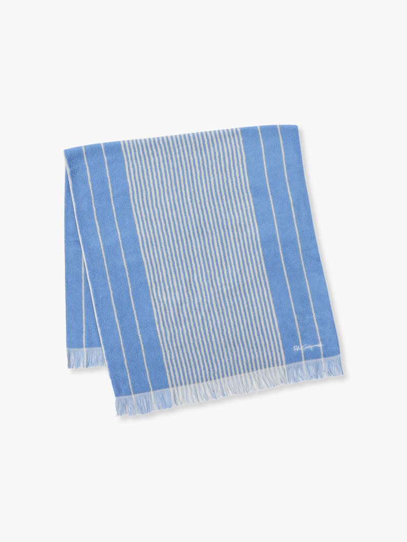 Summer Striped Bath Towel 詳細画像 light blue 1