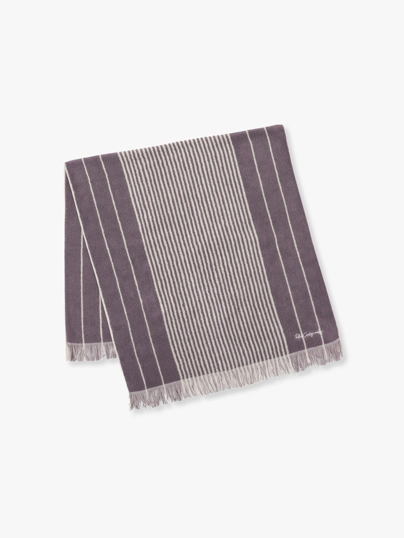 Summer Striped Bath Towel 詳細画像 purple 1