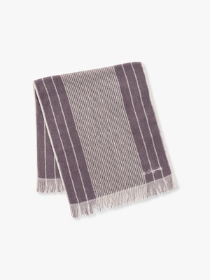 Striped Face Towel 詳細画像 purple