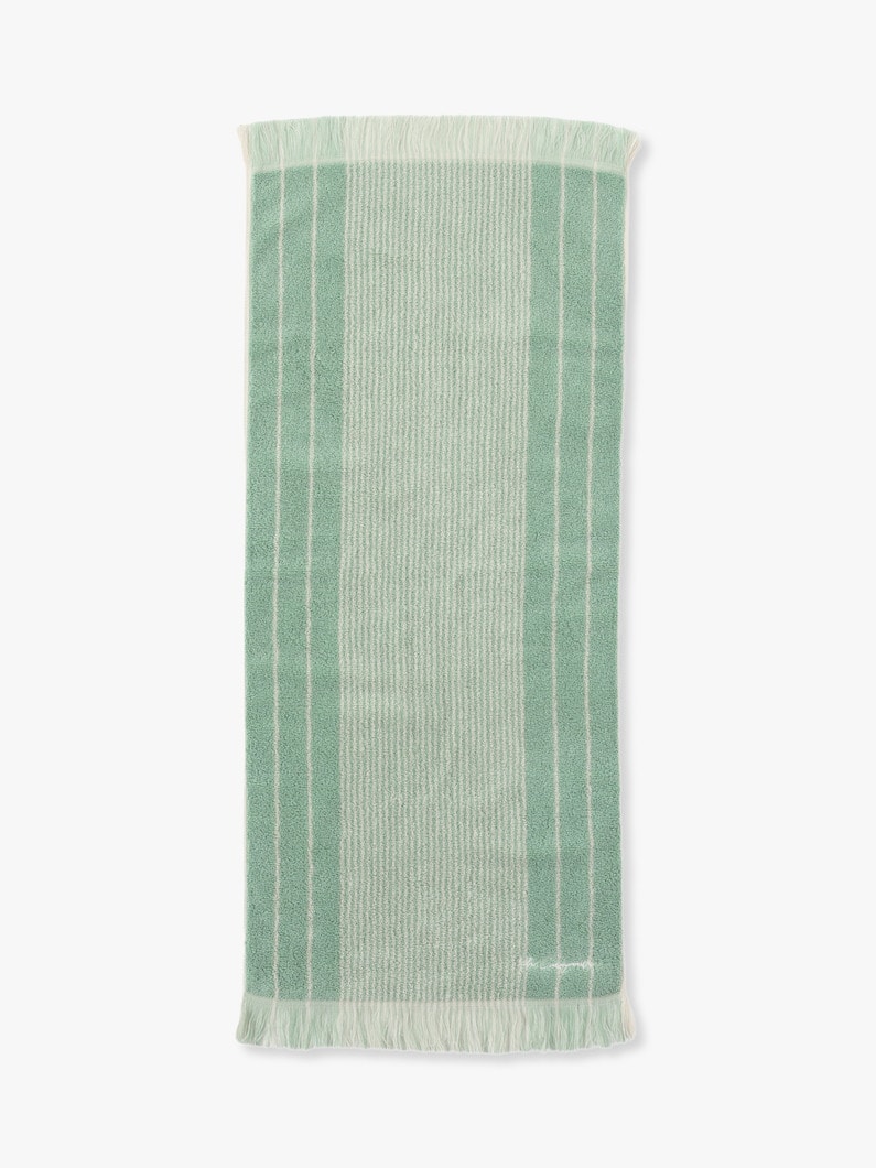 Striped Face Towel 詳細画像 light blue 2