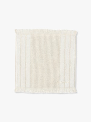Summer Striped Towel Handkerchief 詳細画像 off white