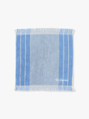 Summer Striped Towel Handkerchief 詳細画像 light blue